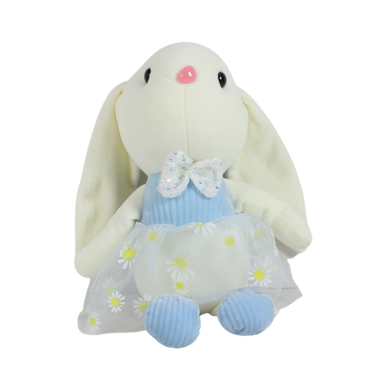 Conejita en vestido floral