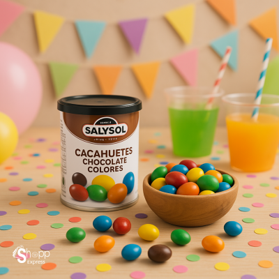 Cacahuetes con Chocolate de Colores