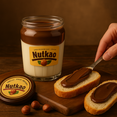 Nutkao – Crema bicolor con cacao y avellanas